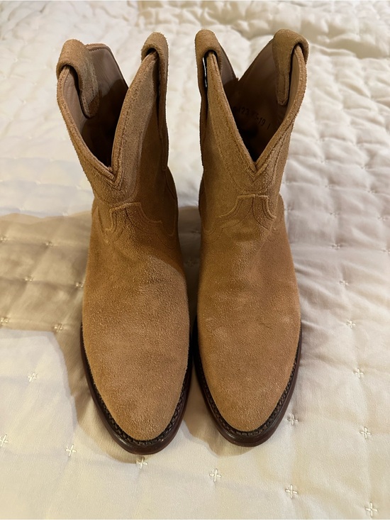 Tecovas Shoes - Tecovas Suede Western Ankle Boots